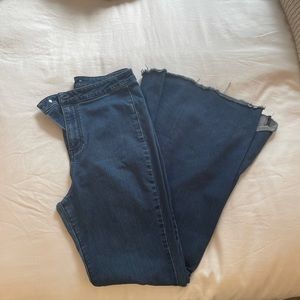 Big flare free people jeans